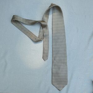 Elegant Tan Striped Men's Tie
